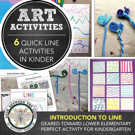 Kindergarten Art Lesson Intro to Line Elements of Art