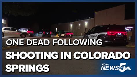 One dead following shooting on the south east side of Colorado Springs ...