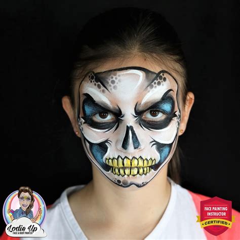 How To Apply Skull Makeup | Saubhaya Makeup