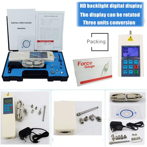 Buy HF-10 Mechanical Force Gauge Meter Tester Push Pull Gauge ...