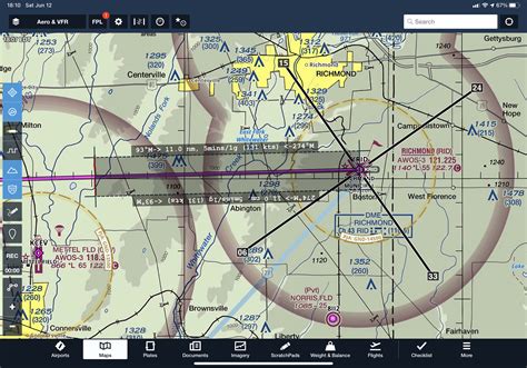 Using ForeFlight 的图像结果