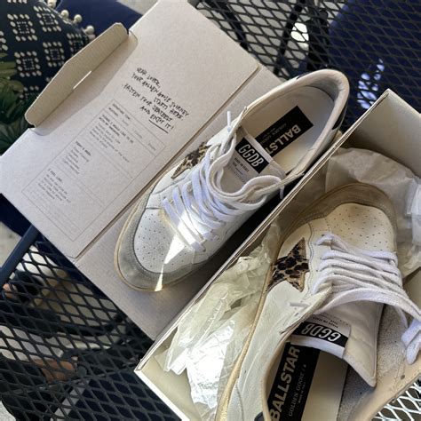 Size 10 - Golden Goose Ball Star White Leopard W | eBay
