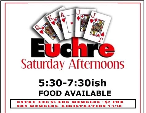 EUCHRE NIGHT, South Bend Elks 235, February 24 2024 | AllEvents.in