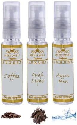 Buy Menjewell Coffee, Oudh Light, Aqua Eau De Parfum/Pocket Perfume ...