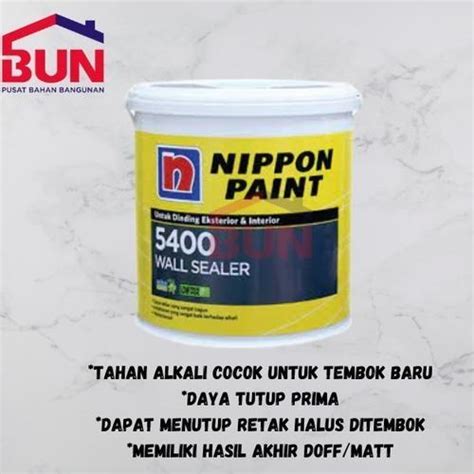 Jual Nippon Wall Sealer 5400 2,5liter / Cat Dasar luar Dalam / Cat ...