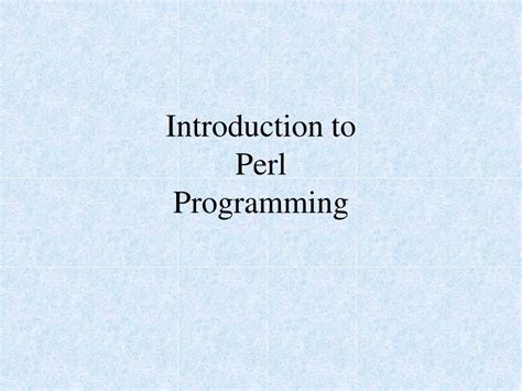 Image result for Perl Programming Examples