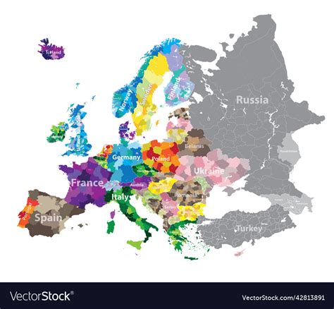 Regional Map of Europe 的图像结果