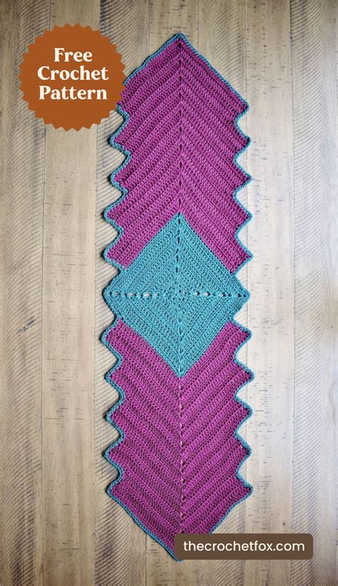 Spring Afternoon Crochet Table Runner [FREE Crochet Pattern] - TCF