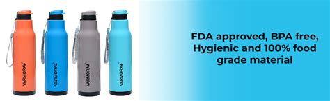 Varmora Aqua Sofia 1 Liter PU Insulated Water Bottle,Hot & Cold (2 ...