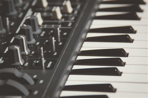 Free Images : music, black and white, technology, piano, monochrome ...