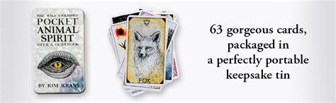Wild Unknown Pocket Animal Spirit Deck, The : Krans, Kim: Amazon.in: Books