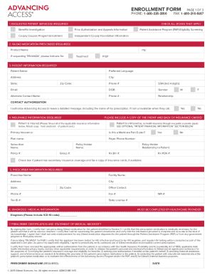 Fillable Online Get Started With the Gilead Advancing AccessProgram Fax ...