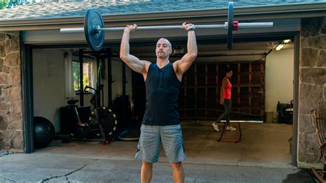 Standing Overhead Shoulder Press