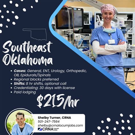 CRNA Locum Jobs on LinkedIn: Oklahoma has a wonderful opportunity if ...