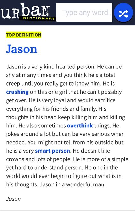 Jason from the Basement on Twitter: "So I guess your top definition on ...