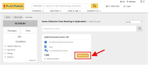 Book Home Collection at Dr Lal Pathlabs