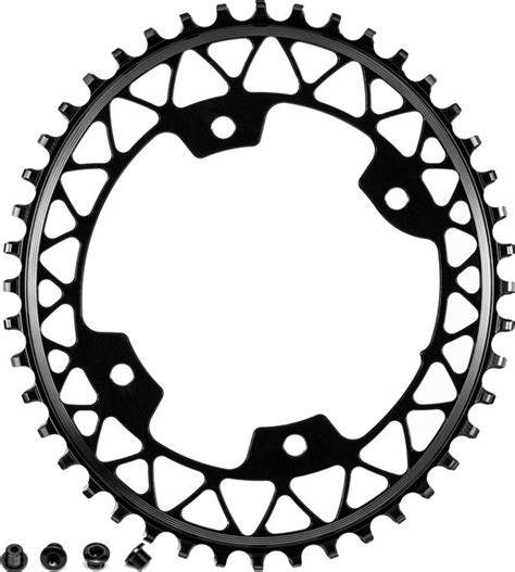 absoluteBLACK Oval 110BCD 46t 4B Chainring Black