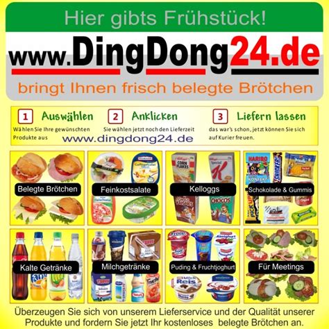 wwwDingDong24de bringt Ihnen frisch belegte Brötchen in Kerpen | Essen ...