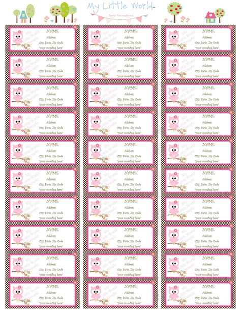 How to Make Address Labels 的图像结果