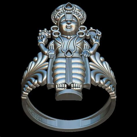 Balaji Ring 3D Model - Exquisite Jewelry Design