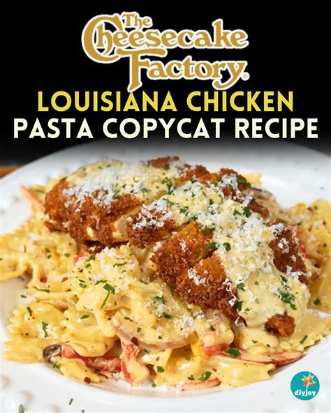 Cheesecake Factory's Louisiana Chicken Pasta Copycat Recipe - DIY Joy