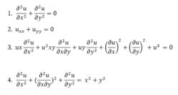 Image result for Partial Differential Equation Examples