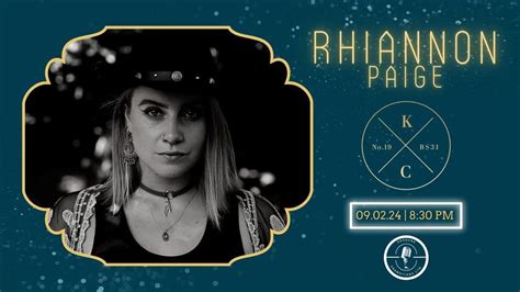 Rhiannon Paige // Friday Night Music // Free Entry // The Keynsham ...