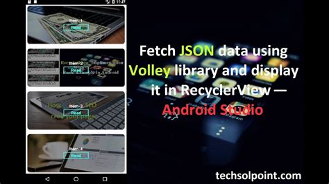 Fetch Data in Android Studio 的图像结果