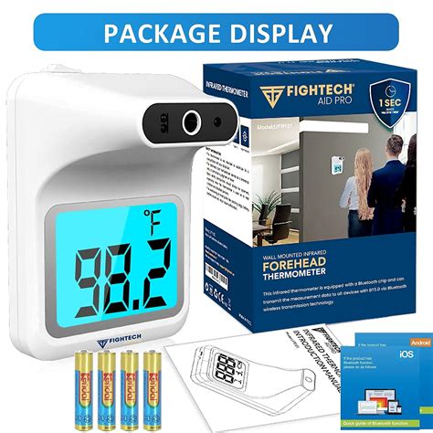 2022 Wall Mounted Thermometer Indoor | Infrared Forehead Wall Moount ...