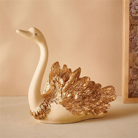 Buy Home Centre Corsica Svana Polyresin Swan Figurine Online at Low ...