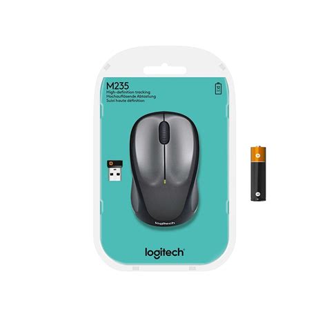 Logitech M235 Wireless Mouse, 2.4 GHz with USB Unifying Receiver, 1000 ...