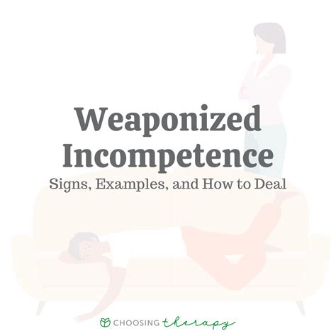 What is Weaponized Incompetence?