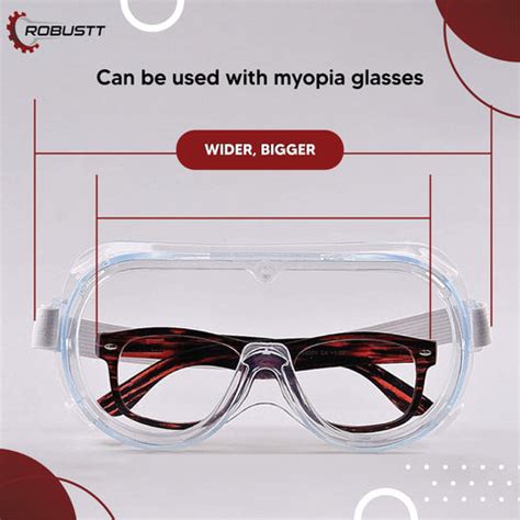 Buy Safety Goggles (Transparent) for Chemical Protection – Robustt