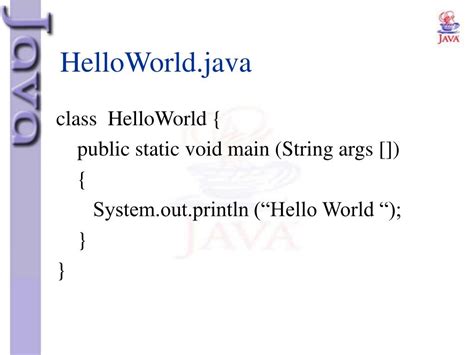 Image result for Java Syntax HelloWorld