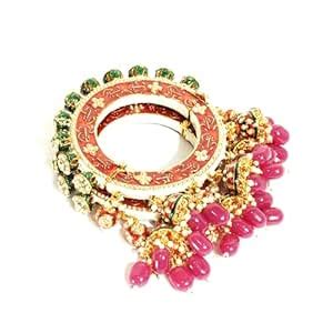 Buy All That Glitters Regal Rajasthani Royal Rajwada Pacheli Bangles ...