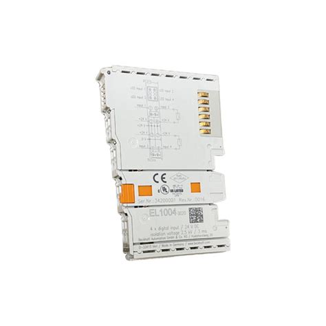 BECKHOFF EL1004 EtherCAT Terminal, 4-channel digital | Ubuy India