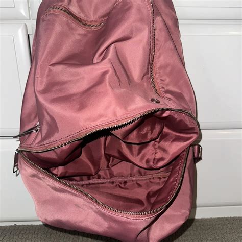 Lululemon Pink Medium Sized Backpack - Depop