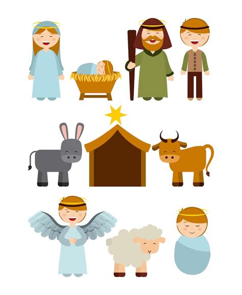 Nativity cartoon Images - Free Download on Freepik