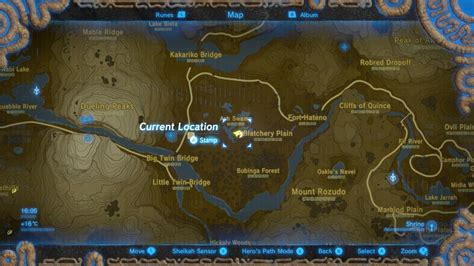 BotW memory locations - complete the Captured Memories quest