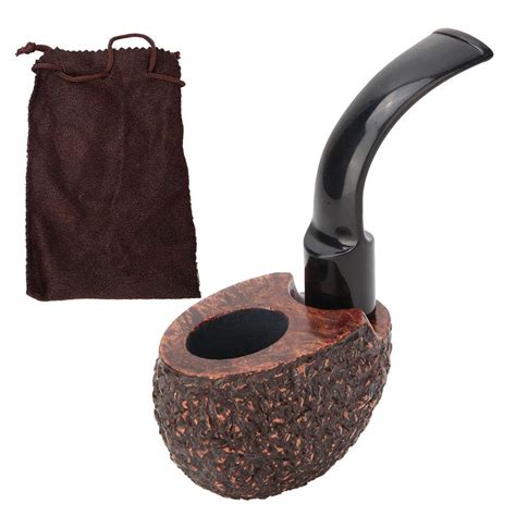 Buy Pipe, Portable Wooden Pipe Vintage Smoking Pipe with 9mm Carbon ...