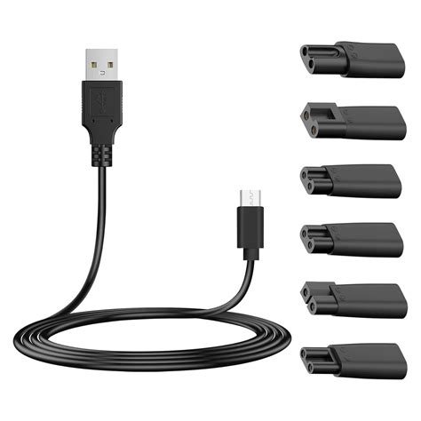 Electric Shaver Power Cord 5V USB Replacement Charger Cable for ...