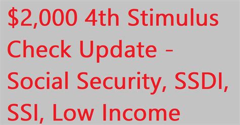 Image result for Stimulus Check 2 SSI
