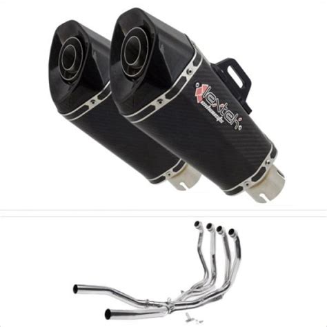 Lextek Xp8c Carbon Fibre Exhaust System 210mm For Suzuki Gsx 1300 R ...