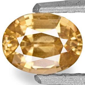 0.91-Carat Unheated VVS-Clarity Lustrous Golden Yellow Sapphire :: $683 ...