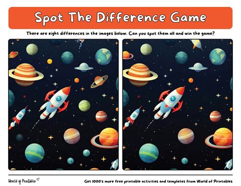 Spot The Difference Printable Pdf