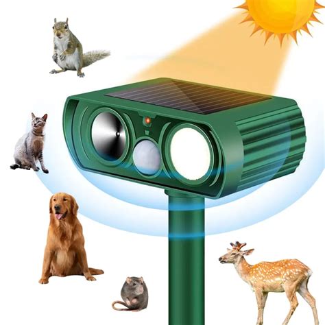 Solar Powered Ultrasonic Deer Repeller - Katanaall - Premium Safety ...