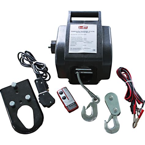 HP Car Accessories Winch with Radio Remote Control Pulling Power 2700 ...