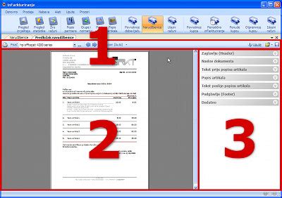 Podešavanje izgleda ispisane narudžbenice