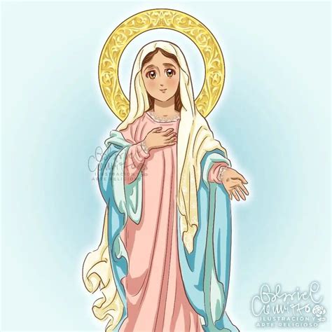 María Reina de la Paz | Virgen caricatura, Virgen de guadalupe fotos ...