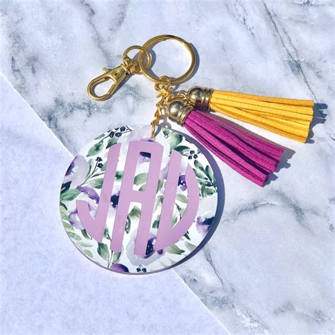 Image result for Monogram Keychain